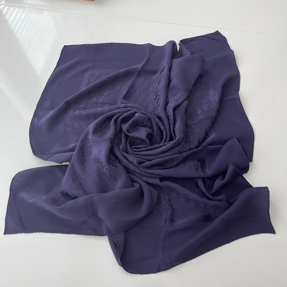Dior, Silk monogram scarf